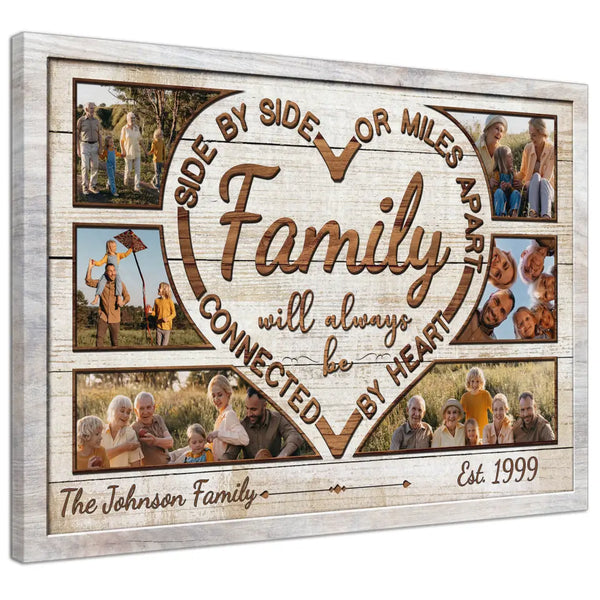 Personalized Canvas Prints, Custom Photo, Anniversary Gift, Gift For Family, Family Love Gifts, Family Will Always Be Dem Canvas