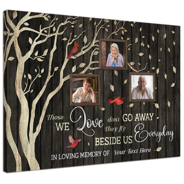Personalized Canvas Prints, Custom Photo, Sympathy Gifts, Memorial Gifts, Loss Parents Keepsake Frame For Deceased Loved Ones Dem Canvas