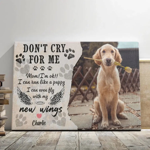 Personalized Canvas Prints Custom Name - Don't Cry For Me Dem Canvas