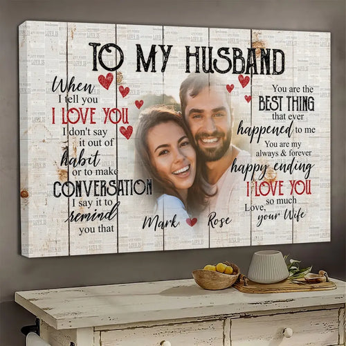 Husband Gift Custom Canvas Word Art, Birthday Gift for Husband, hotsell Anniversary Canvas, Family Story, Family Word Art, Custom Canvas Typography