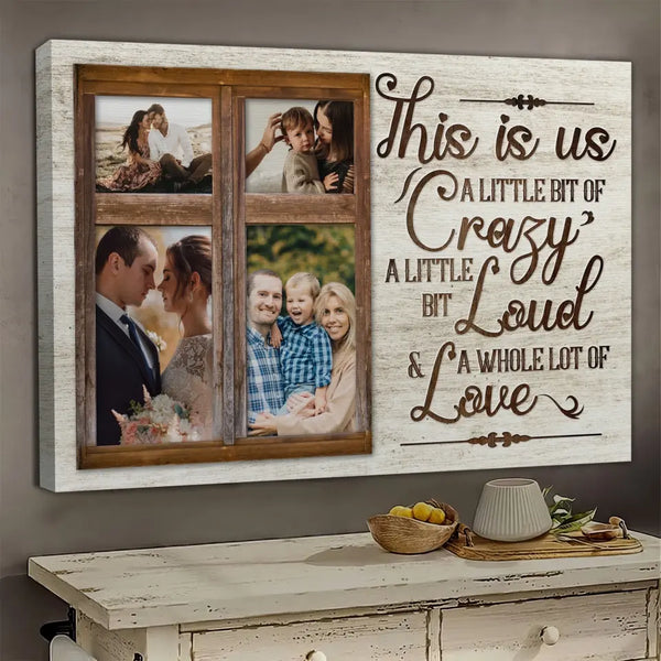 Personalized Canvas Prints, Upload Photo, Gifts For Family, Family Gifts, This Is Us Dem Canvas