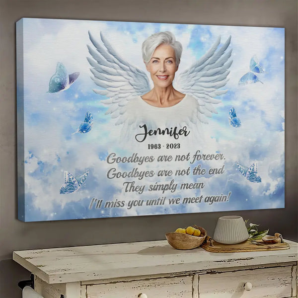 Personalized Canvas Prints, Custom Photo, Memorial Gifts, Sympathy Gifts, Grandma Loss Dem Canvas