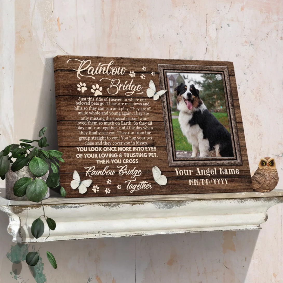 Personalized Photo Canvas Prints, Dog Loss Gifts, Pet Memorial Gifts ...